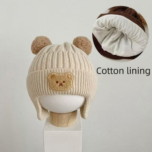 Warm & Fuzzy Bear Beanie