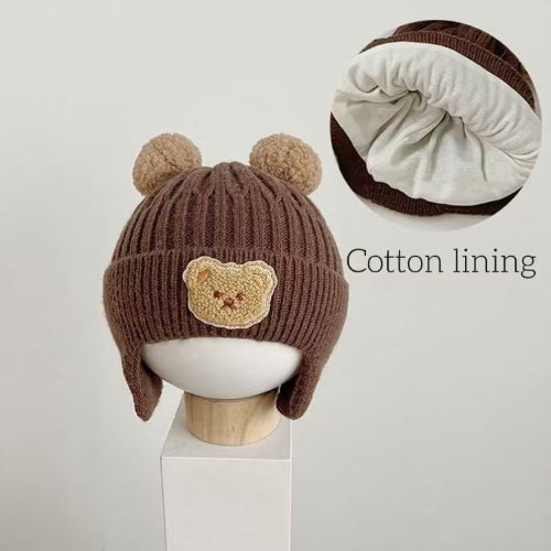Warm & Fuzzy Bear Beanie