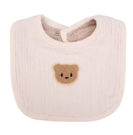Soft Bear Pure Cotton Newborn Bib